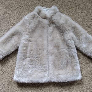 Tommy Hilfiger Girls Faux Fur Coat
